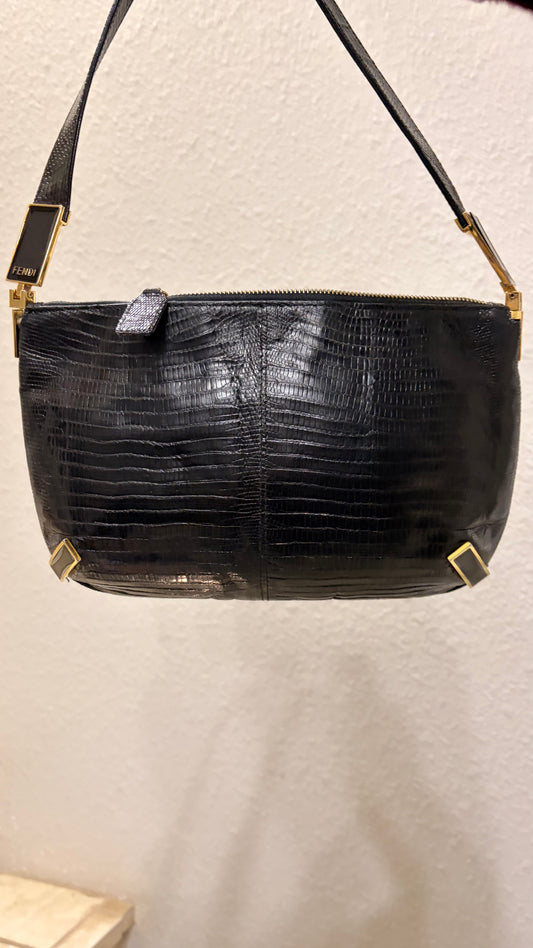 Fendi Vintage Lizard Skin